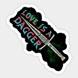 Love is a Dagger X Sticker